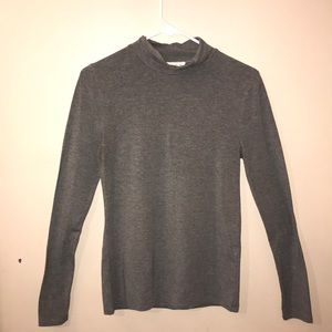 Gray Long sleeve turtle neck